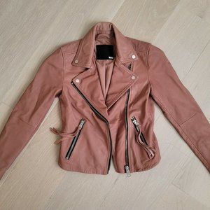 All Saints Leather Dalby Biker Jacket